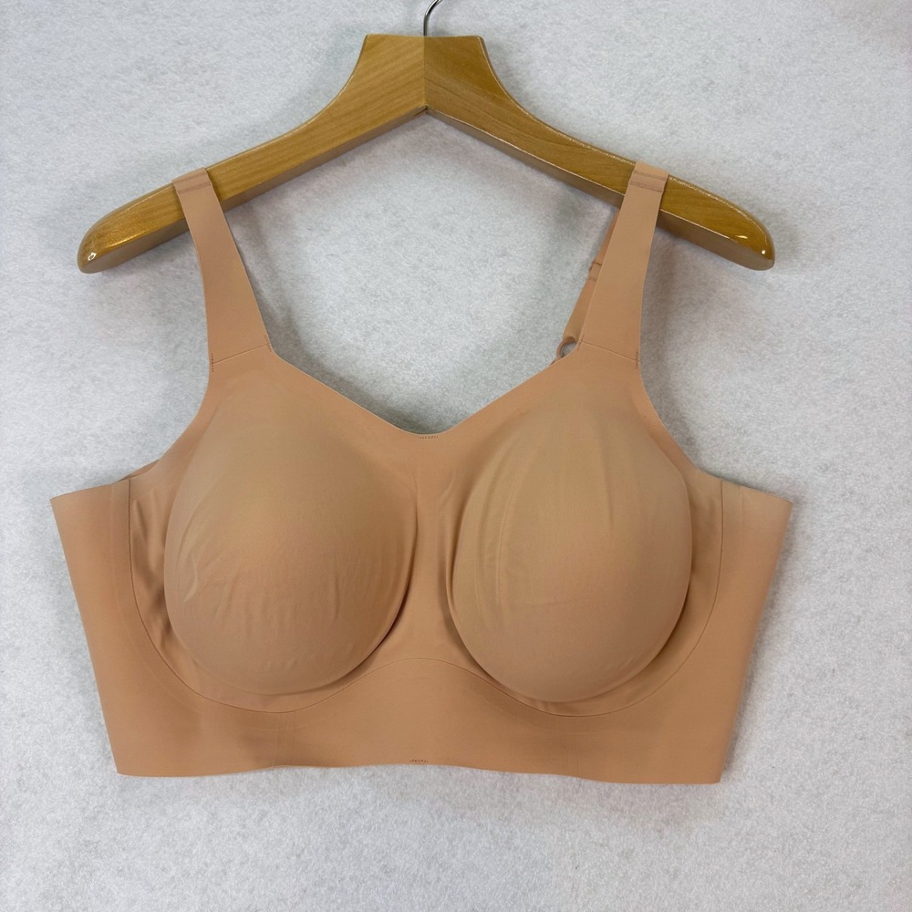 Evelyn Bobbie The Beyond Bra Nude Wireless Bra Womens 3XL Minimalist Comfort